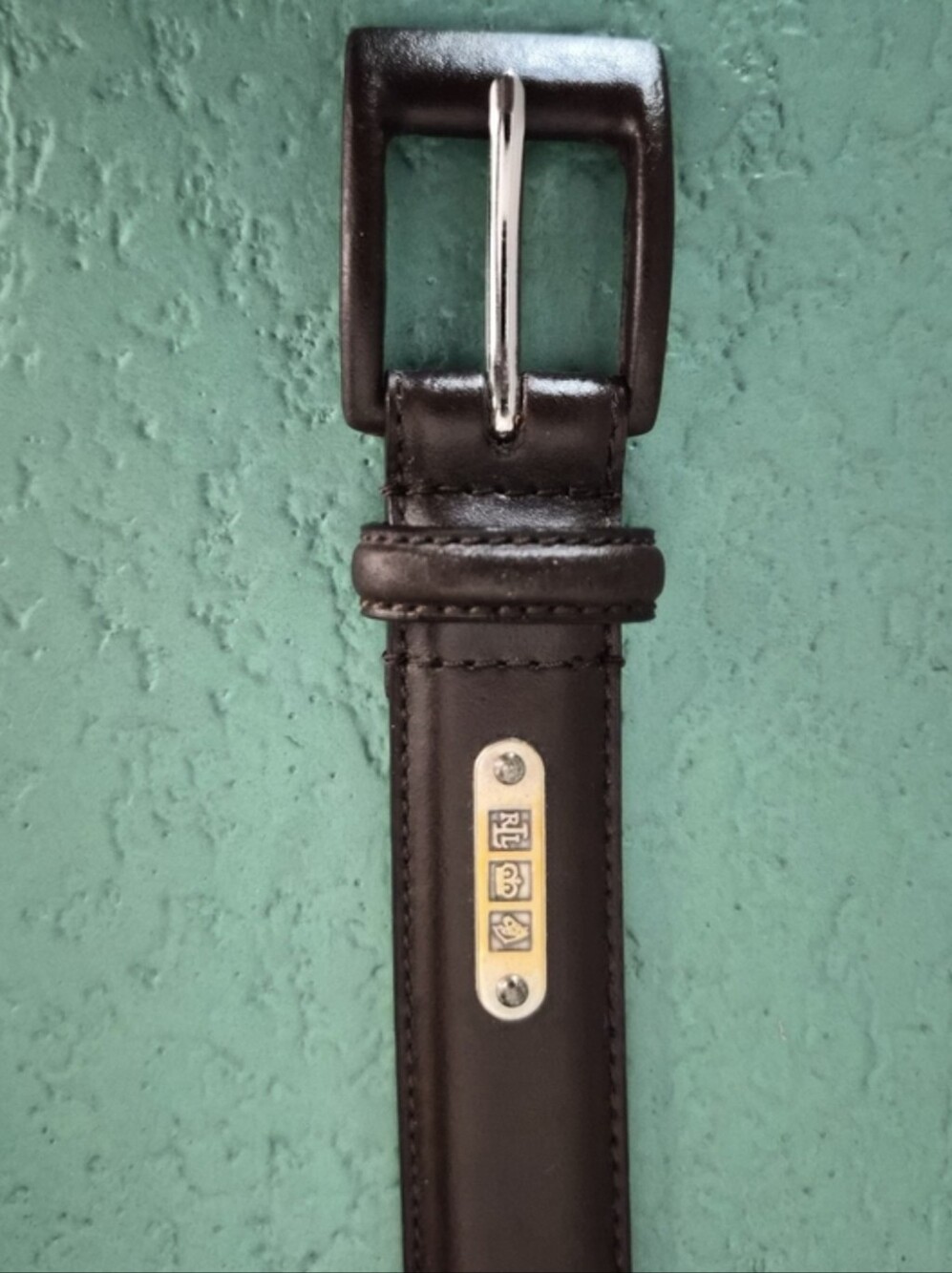 Lauren Ralph Lauren Italian Leather Brown Belt 1X Preppy Equestrian Quiet Luxury - Picture 11 of 11